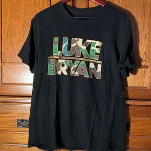 Luke Bryan What Makes You Country 2018 Concert Tour Camo Short Sleeve Tee